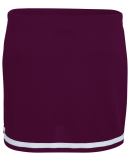 Augusta Sportswear 9125 Women's Energy Skirt in Maroon/ white