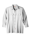 574 Dickies Long Sleeve Work Shirt  in White