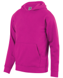 Augusta Sportswear 5415 Youth 60/40 Fleece Hoodie in Power pink