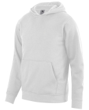 Augusta Sportswear 5415 Youth 60/40 Fleece Hoodie in White