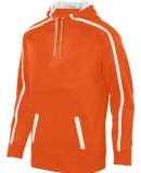 Augusta Sportswear 5554 Stoked Tonal Heather Hoodi ORANGE/ WHITE