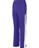 Augusta Sportswear 7760 Medalist Pant 2.0 in Purple/ white