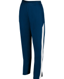 Augusta Sportswear 7762 Women's Medalist Pant 2.0 in Navy/ white