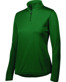 Augusta Sportswear 2787 Women's Attain Quarter-Zip in Dark green