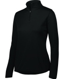 Augusta Sportswear 2787 Women's Attain Quarter-Zip in Black