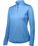 Augusta Sportswear 2787 Women's Attain Quarter-Zip in Columbia blue