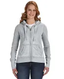 J America 8913 Women's Zen Fleece Full-Zip Hooded  CEMENT