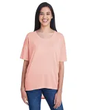 Anvil 36PVL Women's Freedom Drop Shoulder Tee DUSTY ROSE