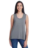 Anvil 37PVL Women's Freedom Sleeveless Tee HEATHER GRAPHITE