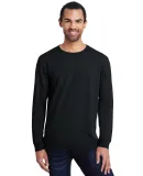 Anvil 73000 Unisex French Terry Crewneck Pullover BLACK