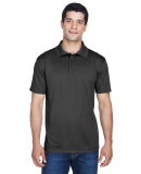 Harriton M315 Men's 4 oz. Polytech Polo in Black