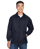 Harriton M775 Adult Nylon Staff Jacket in Navy