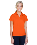 Harriton M353W Ladies' Double Mesh Polo in Team orange