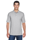 Harriton M200T Men's Tall 6 oz. Ringspun Cotton Pi in Grey heather