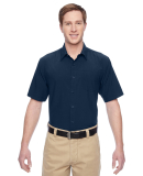 Harriton M610S Men's Paradise Short-Sleeve Perform in Navy