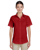 Harriton M610SW Ladies' Paradise Short-Sleeve Perf in Parrot red