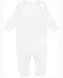 Rabbit Skins 4412 Infant Long Legged Baby Rib Body in White