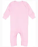 Rabbit Skins 4412 Infant Long Legged Baby Rib Body in Pink