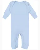 Rabbit Skins 4412 Infant Long Legged Baby Rib Body in Light blue