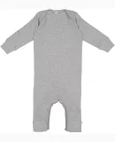 Rabbit Skins 4412 Infant Long Legged Baby Rib Body in Heather