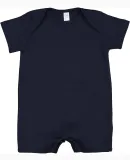 Rabbit Skins 4486 Infant Premium Jersey T-Romper in Navy