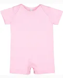 Rabbit Skins 4486 Infant Premium Jersey T-Romper in Pink