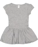 Rabbit Skins 5320 Infant Baby Rib Dress in Heather