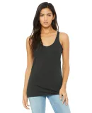 BELLA 8430 Womens Tri-blend Racerback Tank in Sd dk gry trblnd