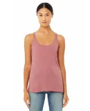 BELLA 8430 Womens Tri-blend Racerback Tank in Mauve triblend