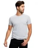 2400 US Blanks Adult Jersey Knit T-Shirt in Heather grey