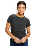 0222 US Blanks Ladies Triblend T-Shirt in Tri charcoal