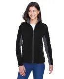 North End 78048 Ladies' Microfleece Jacket BLACK