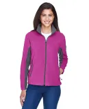 North End 78048 Ladies' Microfleece Jacket PLUM ROSE