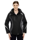 North End 78195 Ladies' Height 3-in-1 Jacket with  BLACK