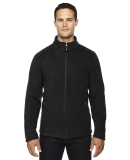 North End 88172T Men's Tall Voyage Fleece Jacket BLACK