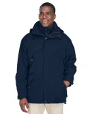 North End 88007 Adult 3-in-1 Parka with Dobby Trim MIDNIGHT NAVY