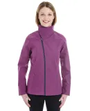 North End NE705W Ladies' Edge Soft Shell Jacket wi RASPBERRY