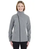 North End NE705W Ladies' Edge Soft Shell Jacket wi CITY GREY