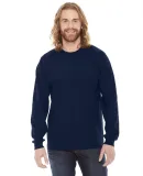 Unisex Fine Jersey USA Made Long-Sleeve T-Shirt NAVY