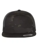 Yupoong-Flex Fit 6006 Five-Panel Classic Trucker C BLACK MULTICAM