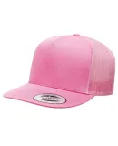 Yupoong-Flex Fit 6006 Five-Panel Classic Trucker C PINK