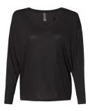 Anvil 34PVL Women's Freedom Long Sleeve T-Shirt in Black