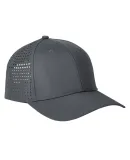 Big Accessories BA537 Performance Perforated Cap in Charcoal