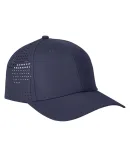 Big Accessories BA537 Performance Perforated Cap in Navy