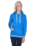 J America 8651 Relay Women's Hooded Pullover Sweat ROYAL