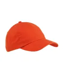 Big Accessories BX001 6-Panel Unstructured Dad Hat in Tangerine