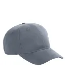 BX002 Big Accessories 6-Panel Brushed Twill Struct in Steel grey