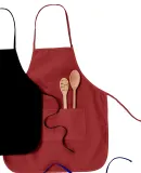 APR52 Big Accessories Two-Pocket 28" Apron in Red