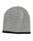 TNT Big Accessories Knit Cap in Grey/ black