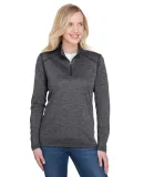 A4 Apparel NW4010 Ladies' Tonal Space-Dye Quarter- in Charcoal